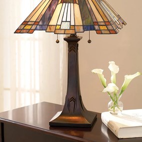 Quoizel INGLENOOK QZ-INGLENOOK-TL Asztali lámpa 2x60W/E27