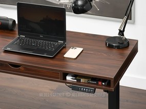 PC asztal Osto 120 (dió + fekete). 1109828