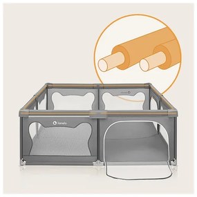 Lionelo - Járóka WILLOW XL szürke