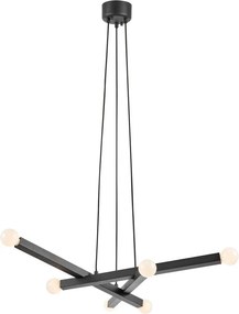 Fekete fém függőlámpa Stack – Markslöjd