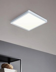 Ezüstszínű LED mennyezeti lámpa 28,5x28,5 cm FUEVA 5 – EGLO