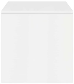 magasfényű fehér forgácslap TV-szekrény 100 x 40 x 40 cm