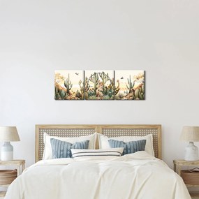 Kép - Sivatag, akvarell (órával) (90x30 cm)