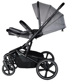 Kombinált babakocsi nagy kerekekkel 2 az 1-ben X-lander Cruiser 2.0  Cool Grey