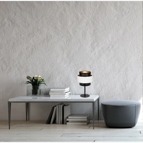 Asztali lámpa NESS 1xE27/60W/230V fekete/fehér