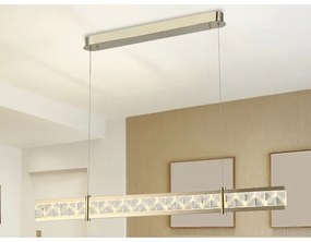 LED fényerőszabályozható kábelre függesztett csillár ENRIQUE LED/20W/230V 3000-6000K +távirányító