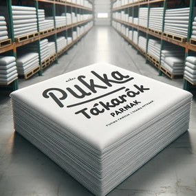 Fehér pamutvászon lepedő