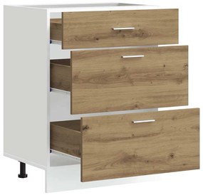 vidaXL “Lyon” konyhai alapszekrény Artisan Oak Engineered Wood