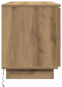 TV Szekrény Tölgyfa 100x38x49 cm Szerelt Fa