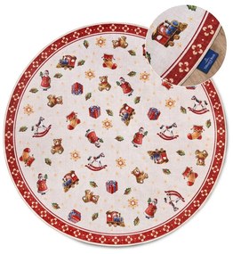Piros kerek szőnyeg karácsonyi mintával ø 150 cm Red Christmas – Villeroy&amp;Boch