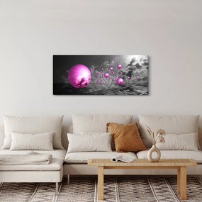 Rózsaszín gömbök képe (120x50 cm)