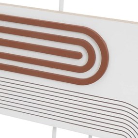 Fehér fali fogas Arch – Casa Selección