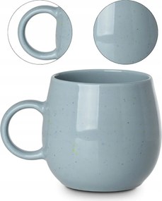 Nagy Kék Bögre 480 ml kávé tea italok porcelán Speckle Pop