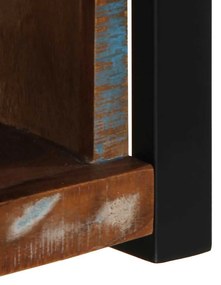 TV szekrény 80x30x35 cm tömörfa, újrahasznosított fa