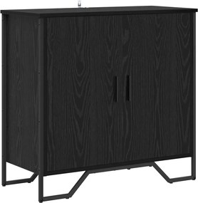 vidaXL Széf Fekete tölgy 78 x 35 x 74.5 cm