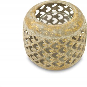 Arany Színű Fém Lámpás Dekoráció, M: 8 CM