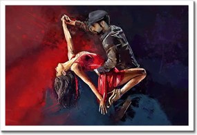 Poszterek keretben 60x40 Tangó Szenvedélyes táncok Szex