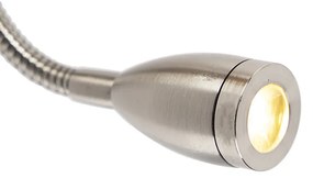 Okos fali lámpa acélból, szürke árnyékolóval, Wi-Fi-vel - Stacca