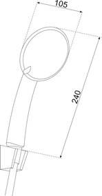 TARA kézizuhany tömlővel