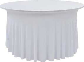vidaXL 2 darab fehér sztreccs körabrosz 120x74 cm