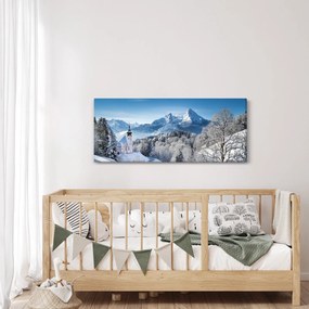 Kép - Egy pillantás a téli tájra (120x50 cm)