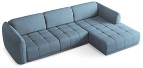 Világoskék sarokkanapé (jobb oldali) Hoku – Makamii