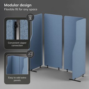 akusztikus falpanel SADIE Frozen Lake 260/145 cm