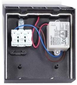 Brilagi - LED kültéri fali lámpatest RIANO LED/8W/230V antracit IP65