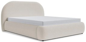 Franciaágy 180 cm Olivo P (ágyráccsal) (tárolóhellyel) (bézs + fekete) . 1100417