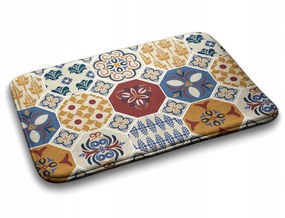 Modern divatos fürdőszoba szőnyeg Azulejo 75x45