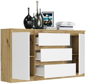 Tágas komód R-140-S3 - különböző színváltozatokban artisan