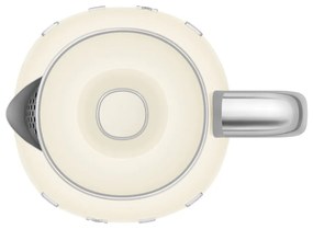 Krémszínű rozsdamentes acél vízforraló 800 ml Retro Style – SMEG