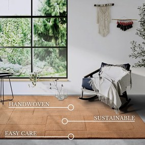Barna kézi szövésű gyapjú szőnyeg 160x230 cm Charlotte – Villeroy&amp;Boch