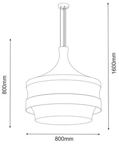 Függeszték Natúr AMPLEX 5032