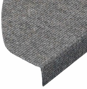 30 db szürke öntapadó lépcsőszőnyeg 65 x 22,5 x 3,5 cm