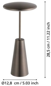 Eglo 900924 - LED Dimmelhető kültéri lámpa PICCOLA 2,8W/5V 5200mAh IP54 bézs