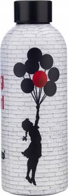 You Bottles Dual Banksy termosz kulacs 500 ml Flying Girl