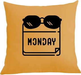 Párna párnahuzat vicces Monday Hétfő