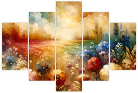 Kép - Színes rét (150x105 cm)