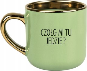 Bögre Zöld 400ml Ajándék Vicces Anyák Napja Tank Jön Ide?