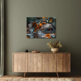 Üveg kép - Január (70x50 cm)
