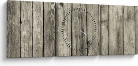 Kép - Fa (órával) (90x30 cm)