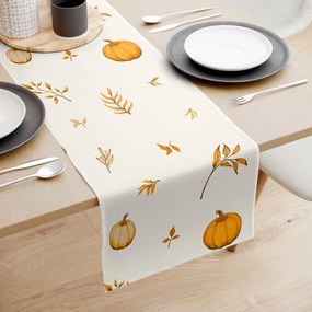 Goldea pamut asztali futó - őszi tökök és levelek 20x120 cm