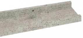 4 db betonszürke fali polc 80 x 9 x 3 cm
