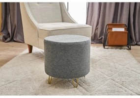 Puff NANI, átmérő 40 cm, szürke