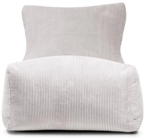 Krémszínű kordbársony babzsákfotel Seat 100 Lounge – SLOWDOWN