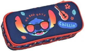 Disney Lilo és Stitch, A csillagkutya Chillin&#039; 2 rekeszes tolltartó 23,5 cm
