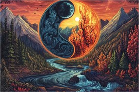 Kép - Elemi erők (90x60 cm)