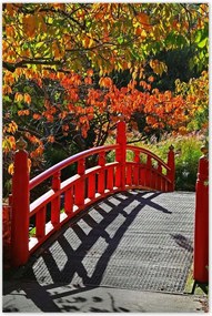 Poszterek 60x90 Piros japán híd