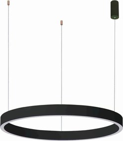 Italux Brasco PND-56215D-100RPP-BK-3KS4K-TRDIMM Függőlámpa 2x100W/LED 3000K|4000K 6800lm IP20